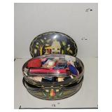 Sewing Tin W/ Sewing Contents