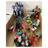 Lot Of Transformer Toys, Helicopter Toy, MISC