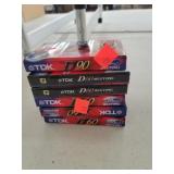 6 Cnt TDK D60 Audio Cassettes