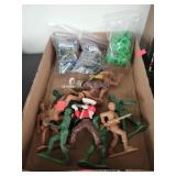 Flat of Big & Small Army Men