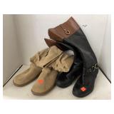 2 Pair - Ladies Boots (Size 8)