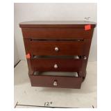 Vintage Wood Jewelry Box