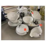 Set of Teacups, Plates, etc