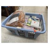 Basket Full of Sewing/Quilting Supplies