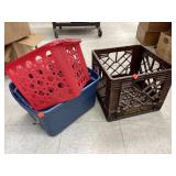 3 ct. - Plastic Totes, Crate, & Container