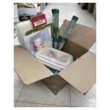 Box Lot Quilting/Sewing/Crosstitch Supplies
