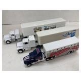 3 Ct. Semi Trucks W/Trailers Collectibles