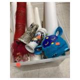 Tote W/Vntg. Mugs/Toys/Other MISC Items