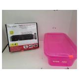 Digital Converter Box & Small Tote