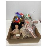 Group Lot Dolls, Beanie Babies, Toys
