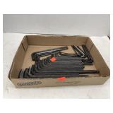 Flat of Allen Wrenches