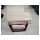 Collapsible Lap Tray With Adjustable Trays