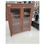 Glass Door Cabinet/ Glass Cracked & Screws