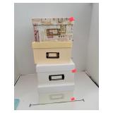 4 Cnt Decorative Storage Boxes
