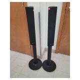 LG Speakers on Stands