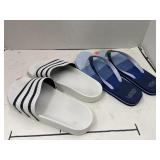 2 Pair - Adidas & Ralph Lauren Sandals