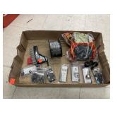 Flat of Wire, Brushes, Screws, etc