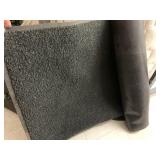 Long Black Indoor Entry Matt / Rug approx 34