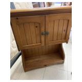 Wooden Storage Shelf / Cabinet approx 25x30x9