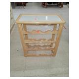 Countertop Wine Rack Holds 16 Bottles