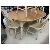 Wooden Dining Table w/leaf & 4 Chairs - Cochrane