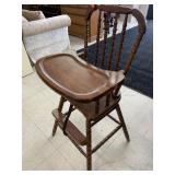 Wooden High Chair