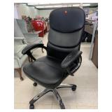 Adjustable Rolling Office Chair black - some wear