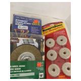 Mosquito dunks, wire wheel brush, and insulating