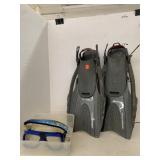 US Diver fins and mask