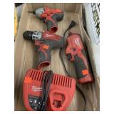 Milwaukee drill, 4 pieces