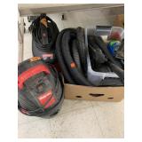2 shop vacs and tubing