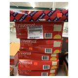 6 boxes file folders