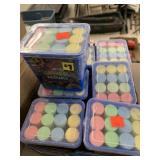 7 boxes chalk