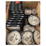 Highlighter and eyeshadow makeup