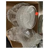 Approx 8 clear glass