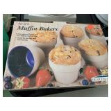 Muffin bakers and tin