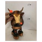 Decorative cow with bells