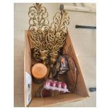 Lot of Candles & Candle Holders