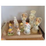 Flat of Angels & Willow Tree Figure Etc