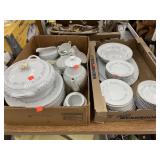 Vintage China Set Approx 60 Pieces(1 glued on