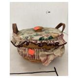 Longaberger Baskets Handwoven Basket W/Lid
