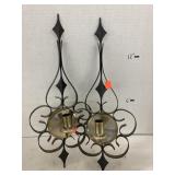 2 Ct Matching Vntg. Candle Holders