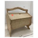 Vntg. Sewing Box W/Vrty. Sewing Tools