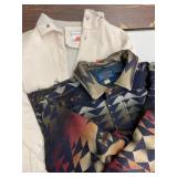2 Ct L White Coat and XXL Pendleton Highgrade