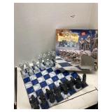 Harry Potter Wizard Chess W/Board and ALL Pieces
