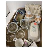 Flat Of Vntg, Purse and Vrty. Dishes