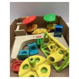 Vntg. Fisher-Price MISC Playground/City Pieces