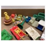 Lot Of Vntg. Fisher-Price Sesame Street Toy Vrty.