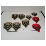 Lot of 9 Military Patches