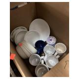 Box Of MISC Dishes